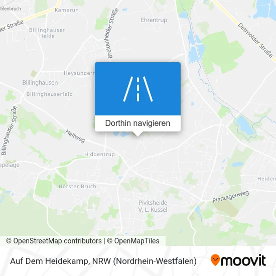 Auf Dem Heidekamp Karte