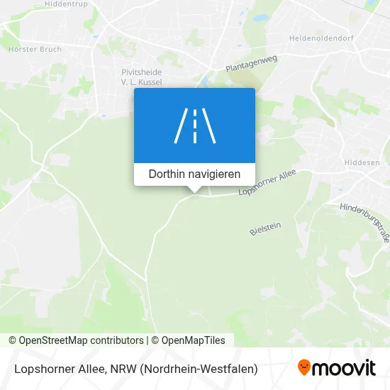 Lopshorner Allee Karte