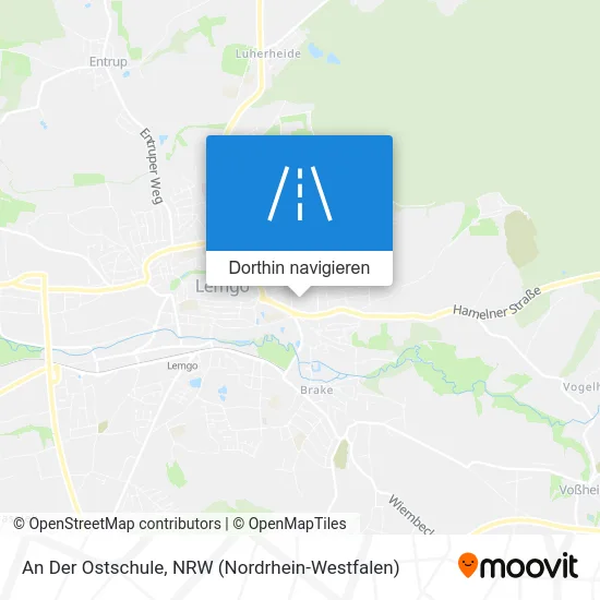 An Der Ostschule Karte