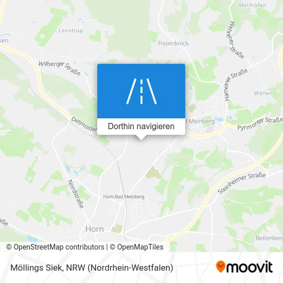 Möllings Siek Karte