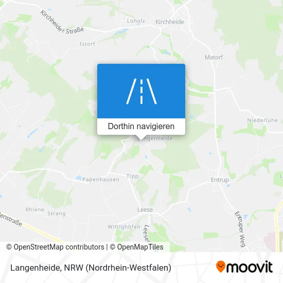 Langenheide Karte