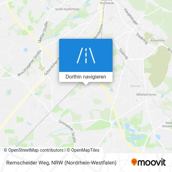 Remscheider Weg Karte