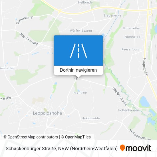 Schackenburger Straße Karte
