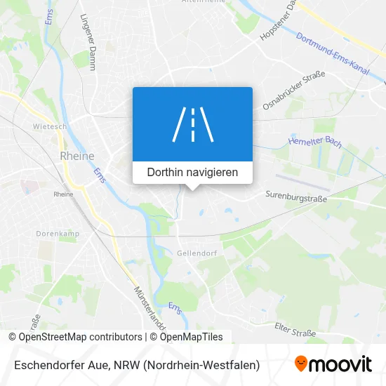 Eschendorfer Aue Karte