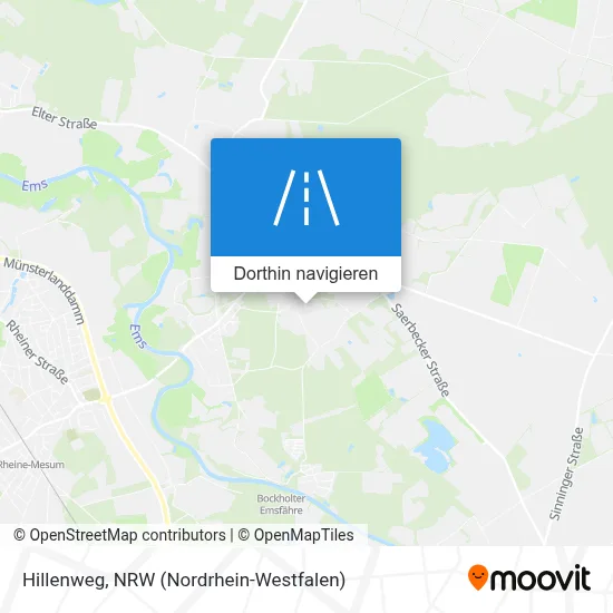 Hillenweg Karte