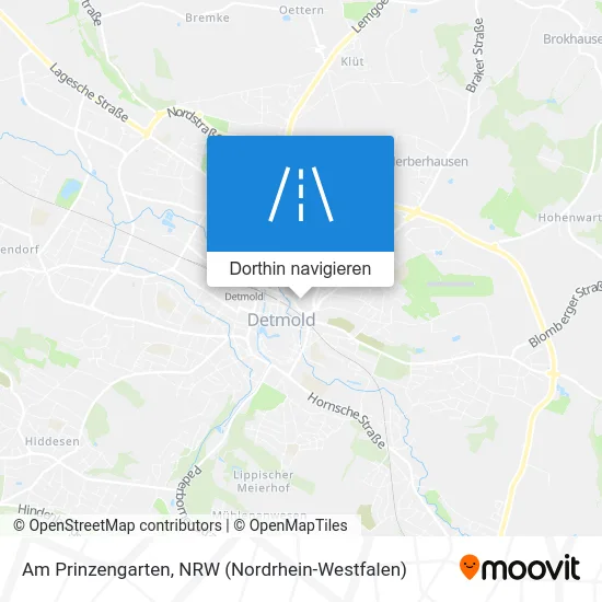 Am Prinzengarten Karte