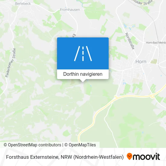 Forsthaus Externsteine Karte