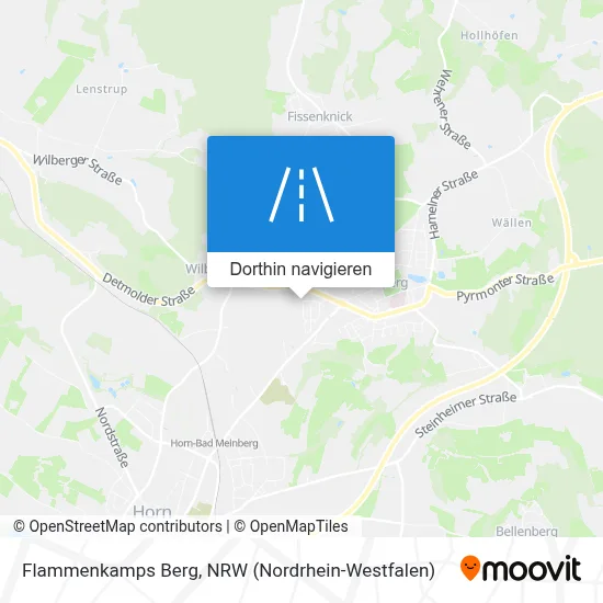 Flammenkamps Berg Karte