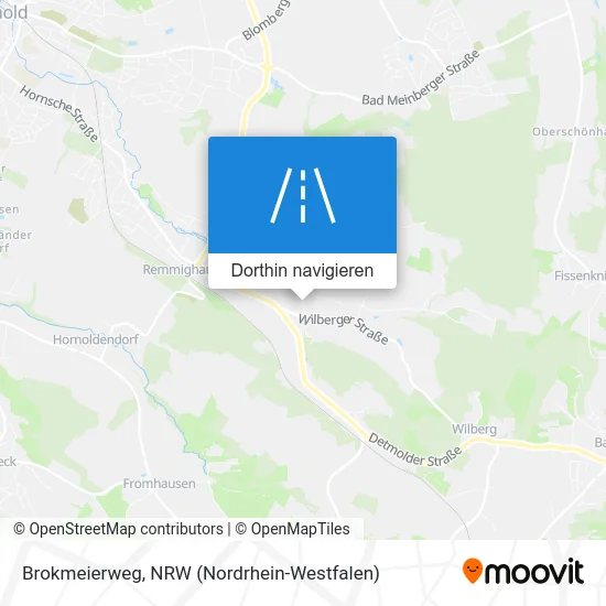 Brokmeierweg Karte