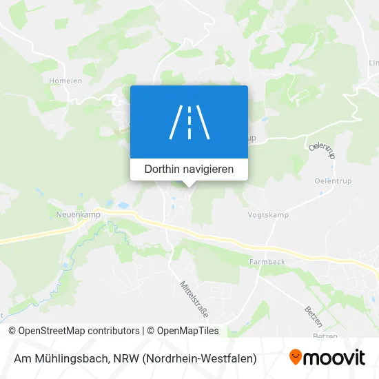 Am Mühlingsbach Karte