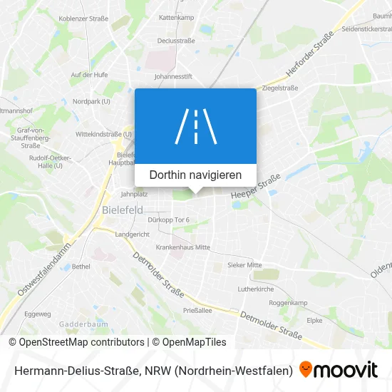 Hermann-Delius-Straße Karte