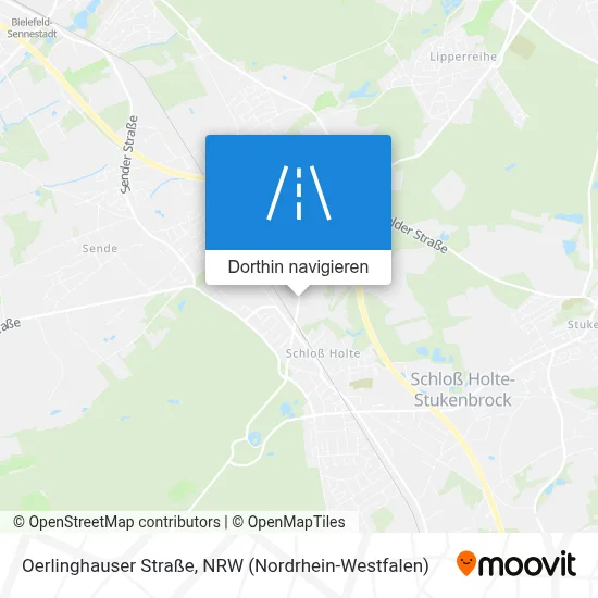 Oerlinghauser Straße Karte