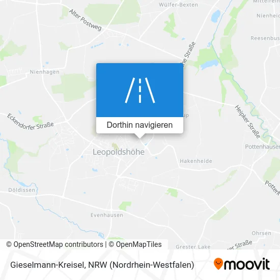 Gieselmann-Kreisel Karte