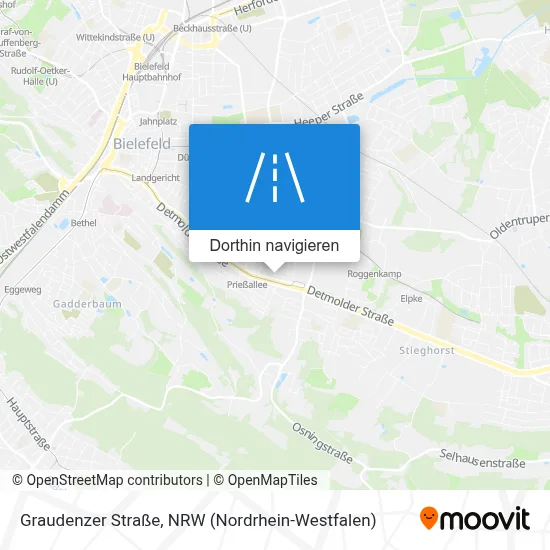 Graudenzer Straße Karte