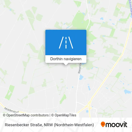 Riesenbecker Straße Karte