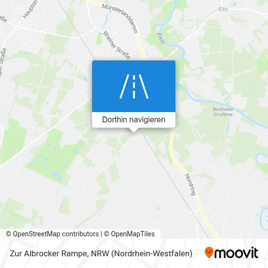 Zur Albrocker Rampe Karte