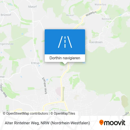 Alter Rintelner Weg Karte