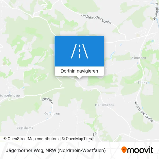 Jägerborner Weg Karte