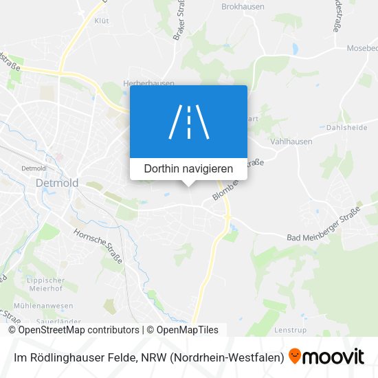 Im Rödlinghauser Felde Karte