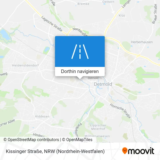 Kissinger Straße Karte