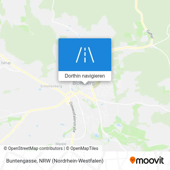 Buntengasse Karte