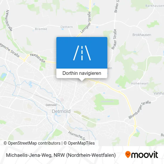 Michaelis-Jena-Weg Karte