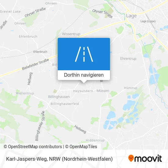 Karl-Jaspers-Weg Karte