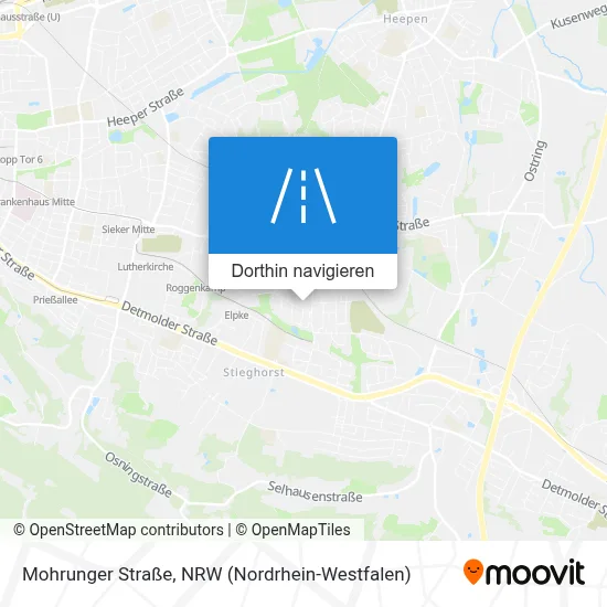 Mohrunger Straße Karte
