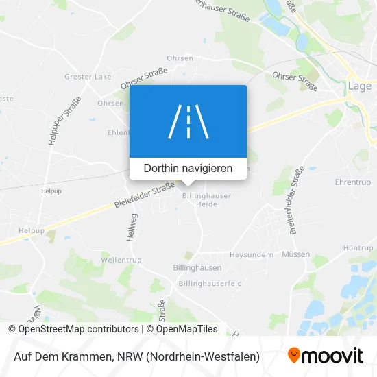 Auf Dem Krammen Karte