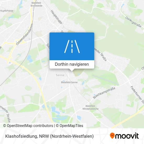 Klashofsiedlung Karte