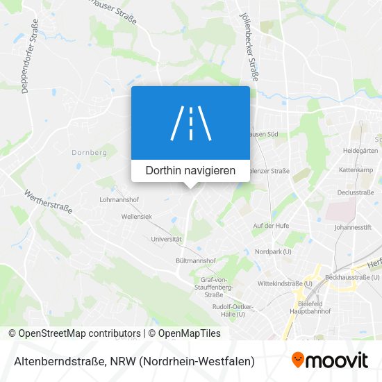 Altenberndstraße Karte