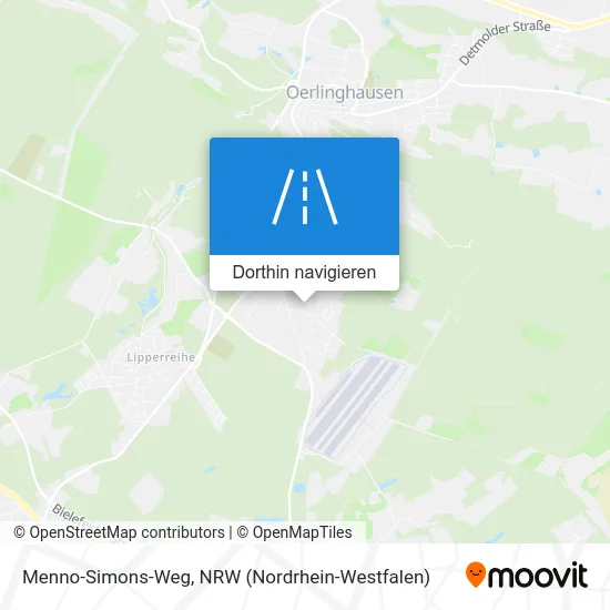 Menno-Simons-Weg Karte