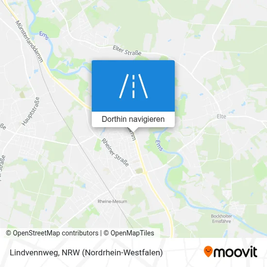Lindvennweg Karte
