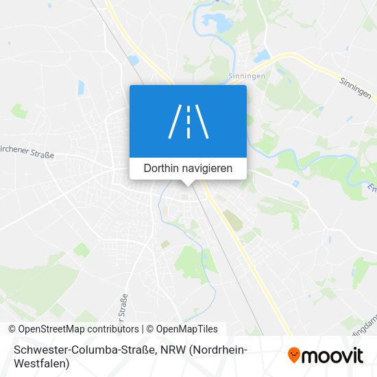 Schwester-Columba-Straße Karte