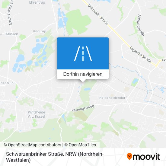 Schwarzenbrinker Straße Karte