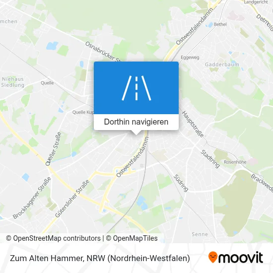 Zum Alten Hammer Karte