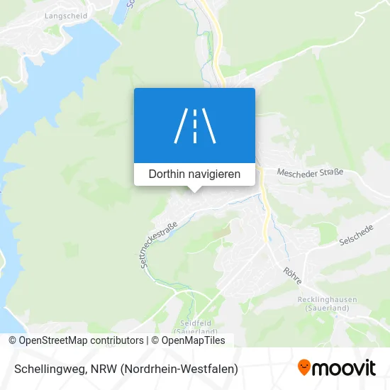 Schellingweg Karte