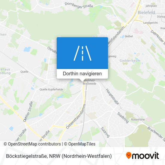 Böckstiegelstraße Karte