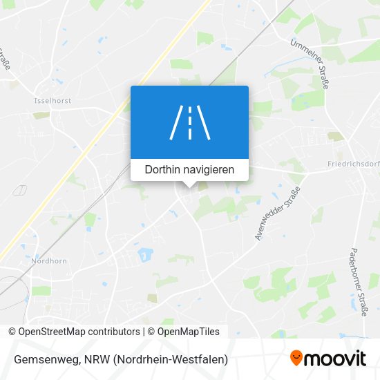 Gemsenweg Karte