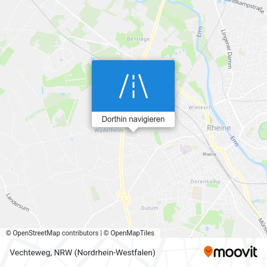 Vechteweg Karte