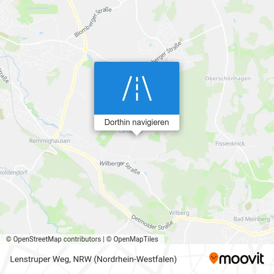 Lenstruper Weg Karte