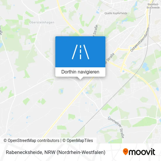 Rabenecksheide Karte