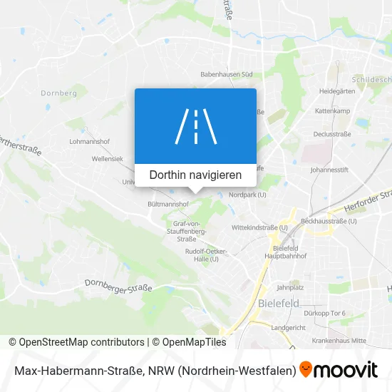 Max-Habermann-Straße Karte