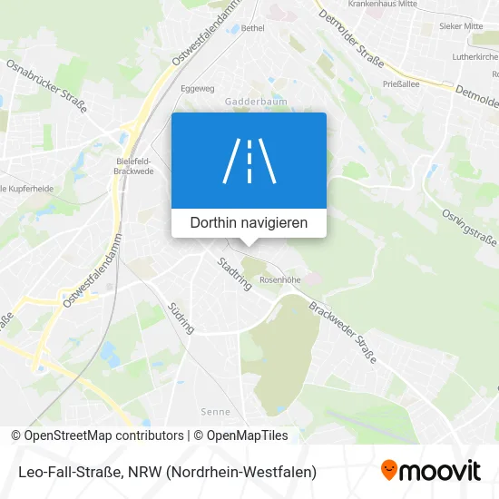 Leo-Fall-Straße Karte