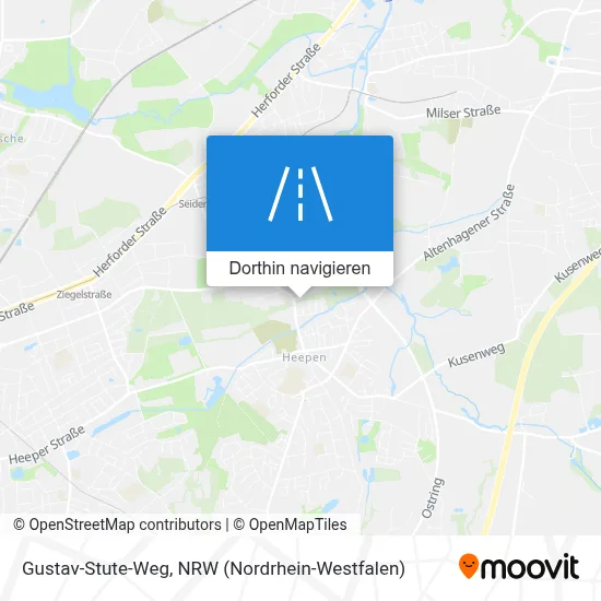 Gustav-Stute-Weg Karte
