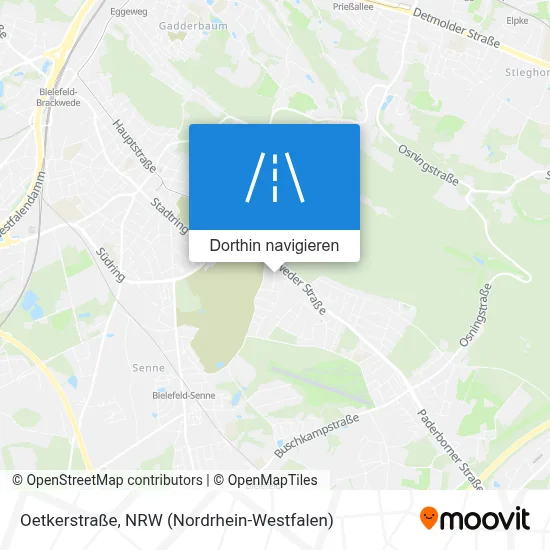 Oetkerstraße Karte