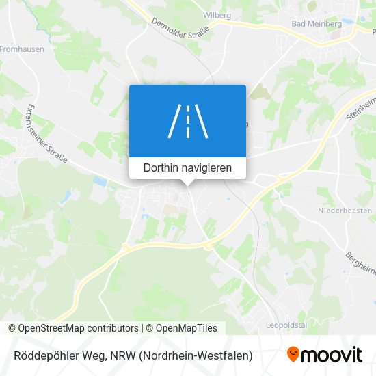 Röddepöhler Weg Karte