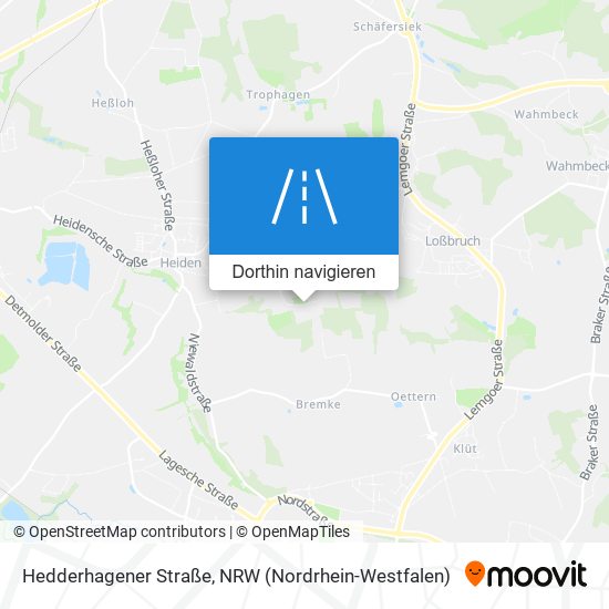 Hedderhagener Straße Karte