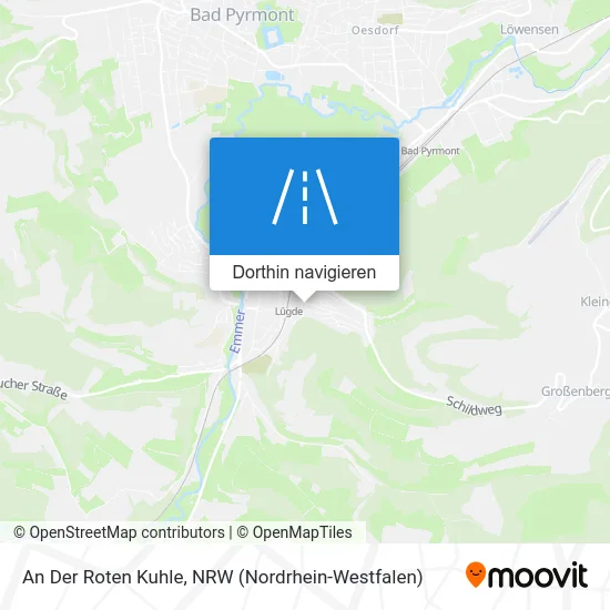 An Der Roten Kuhle Karte