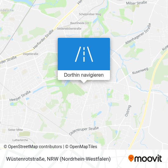 Wüstenrotstraße Karte